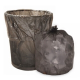 Waste Can Liner, Black, 33 X 39, 1.5 MIL, 100/Carton